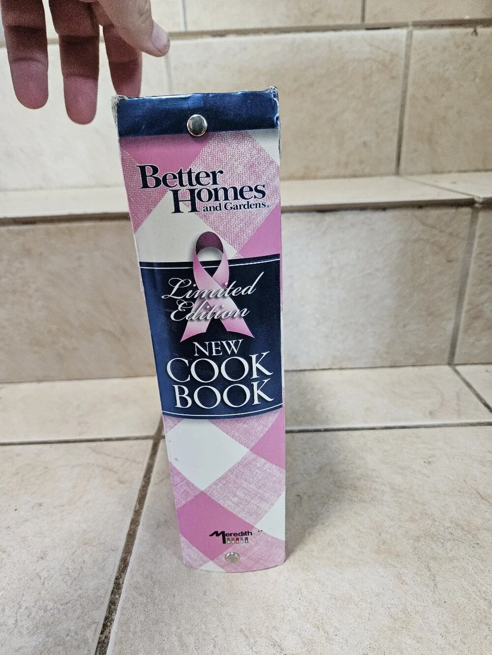 Better Homes And Gardens Pink and Navy New Cook Book - Limited Edition
